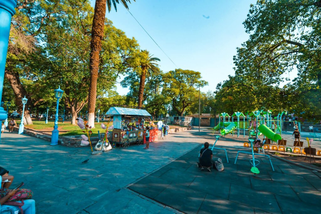 plaza in Mendoza Argentina