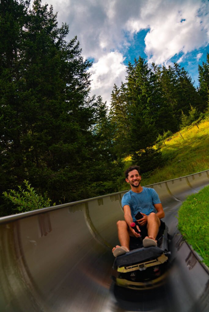 Oeschinensee mountain coaster in Switzerland