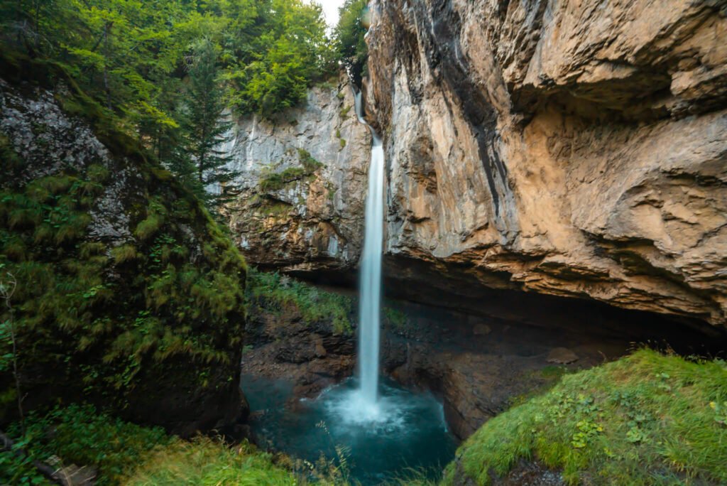 Bergli Stuber waterfall in Switzerland