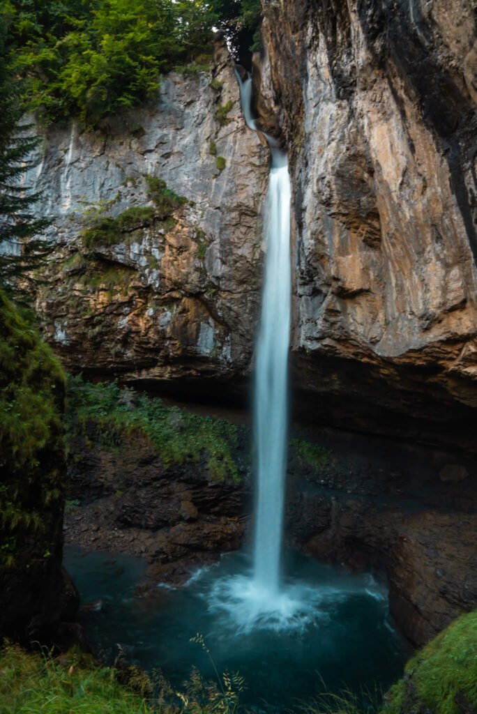 waterfall in Switzerland