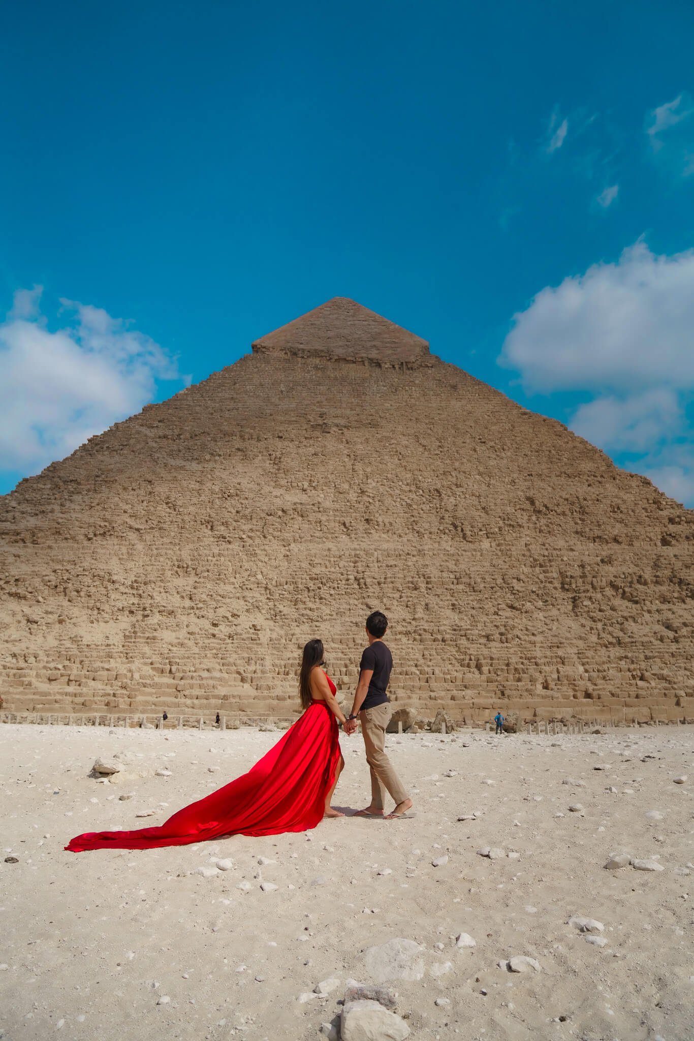 Pyramid of Khafre, spots for the best photos at the Egyptian Pyramids