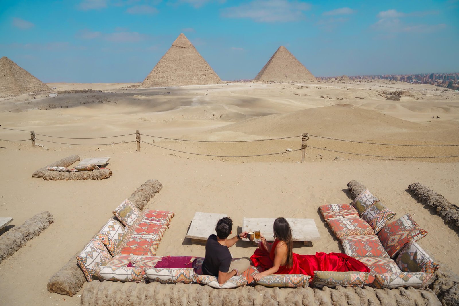 9 Pyramids Lounge, Pyramids of Giza in Egypt