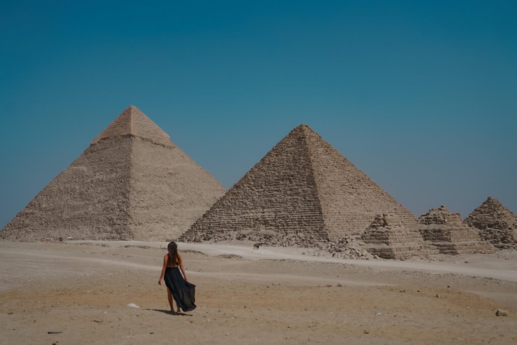 Pyramids of Giza in Egypt