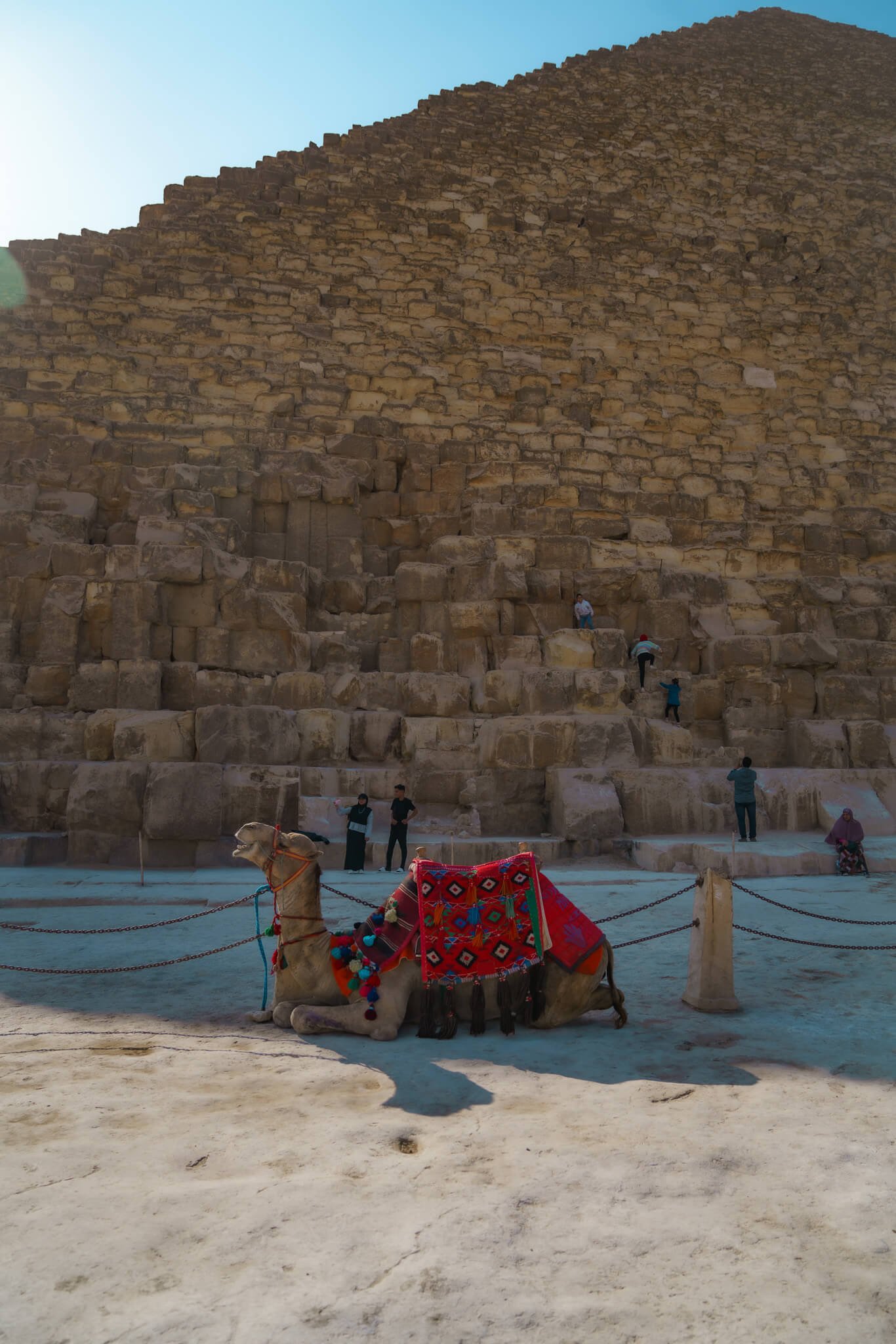 climbing the pyramids
