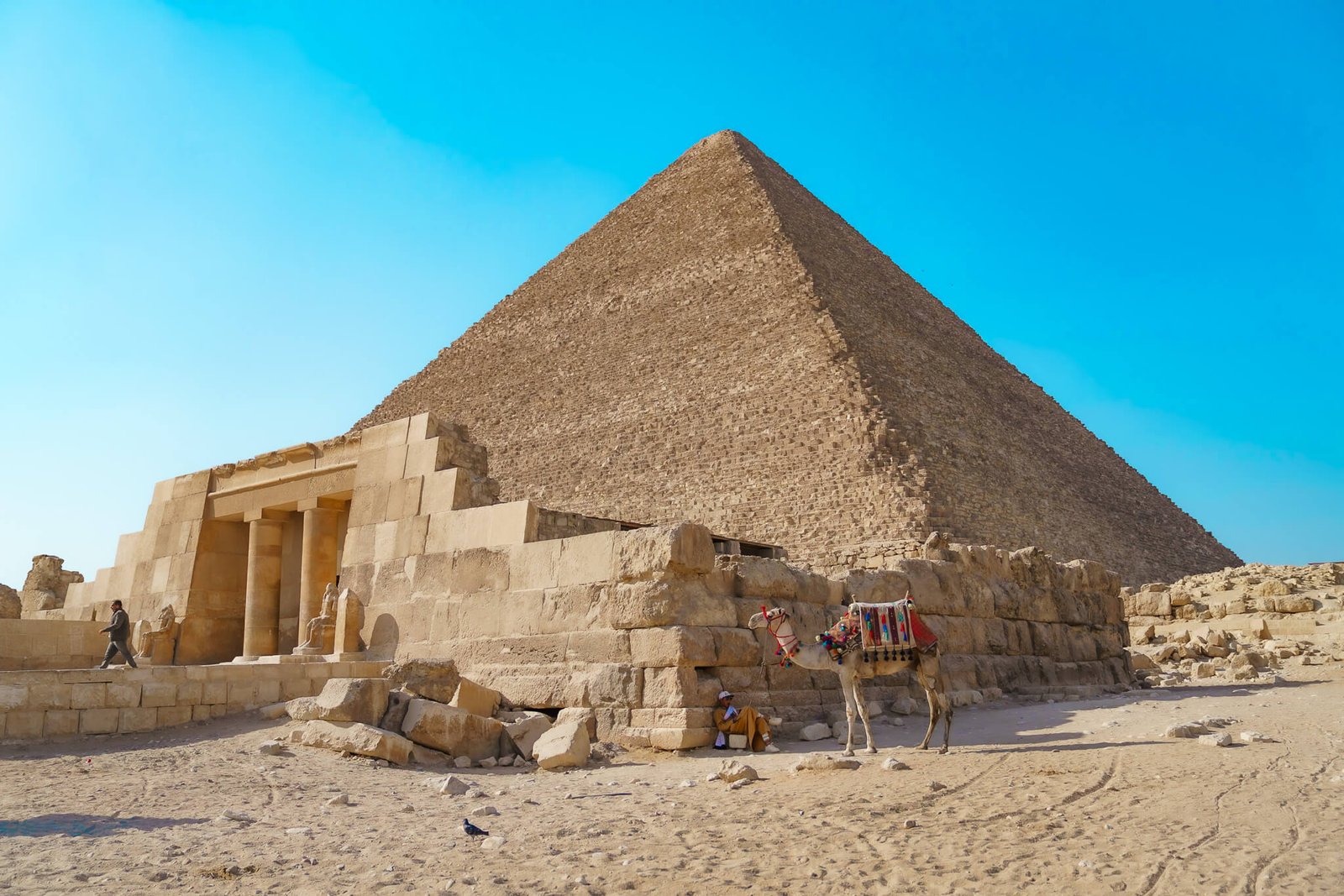 Pyramids of Giza in Egypt 