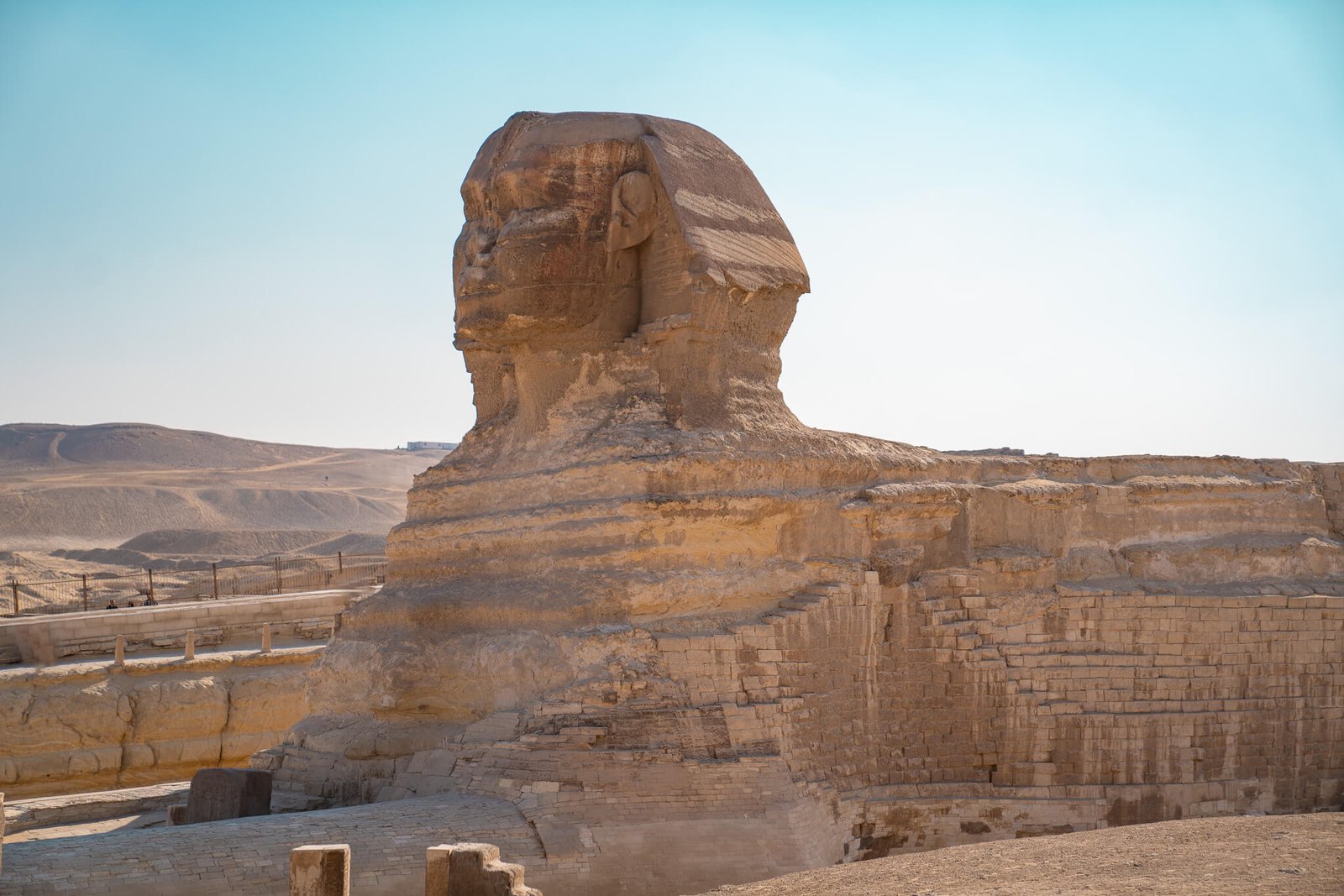Sphinx, Pyramids of Egypt in Giza