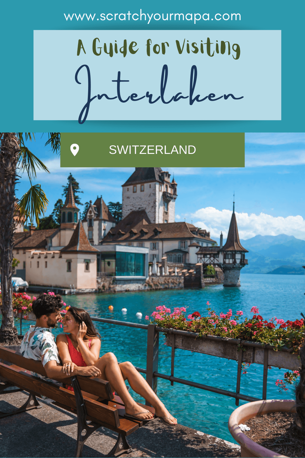 Interlaken, Switzerland travel guide pin