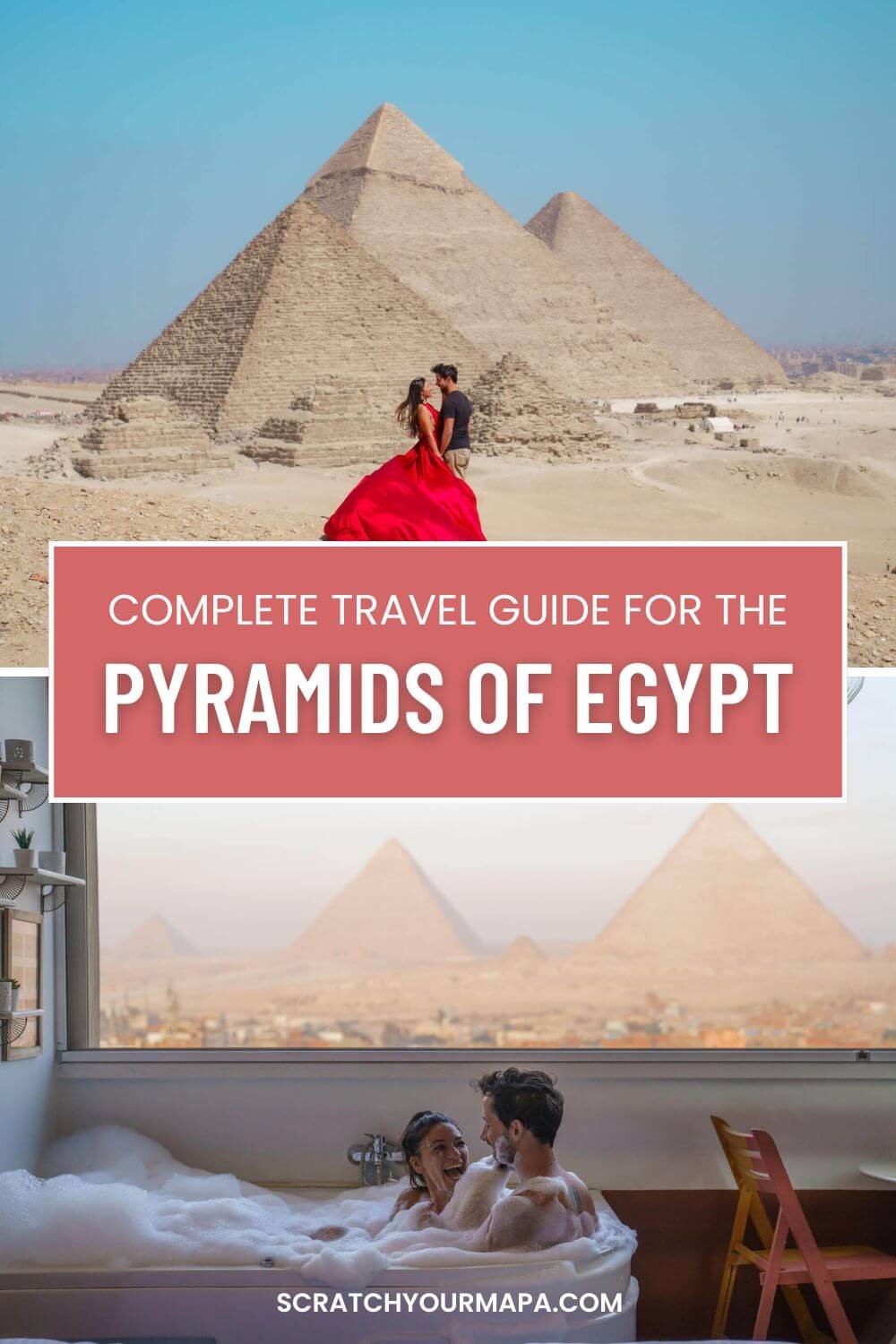 Pyramids of Giza travel guide pin