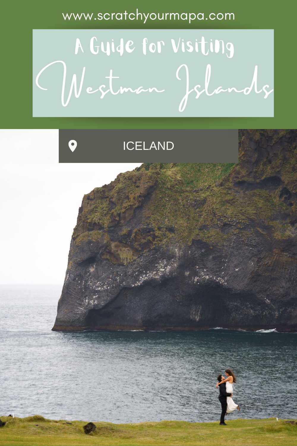 Westman Islands in Iceland pin