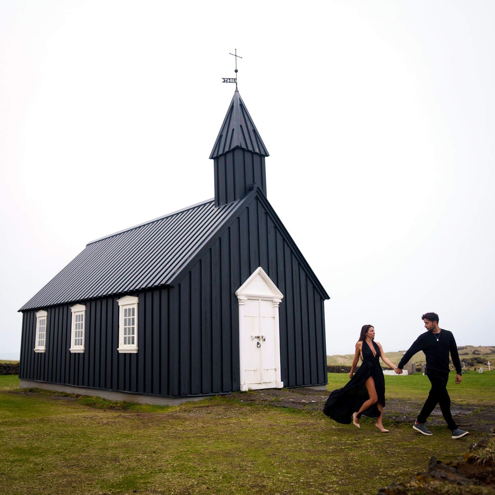 black church in Iceland