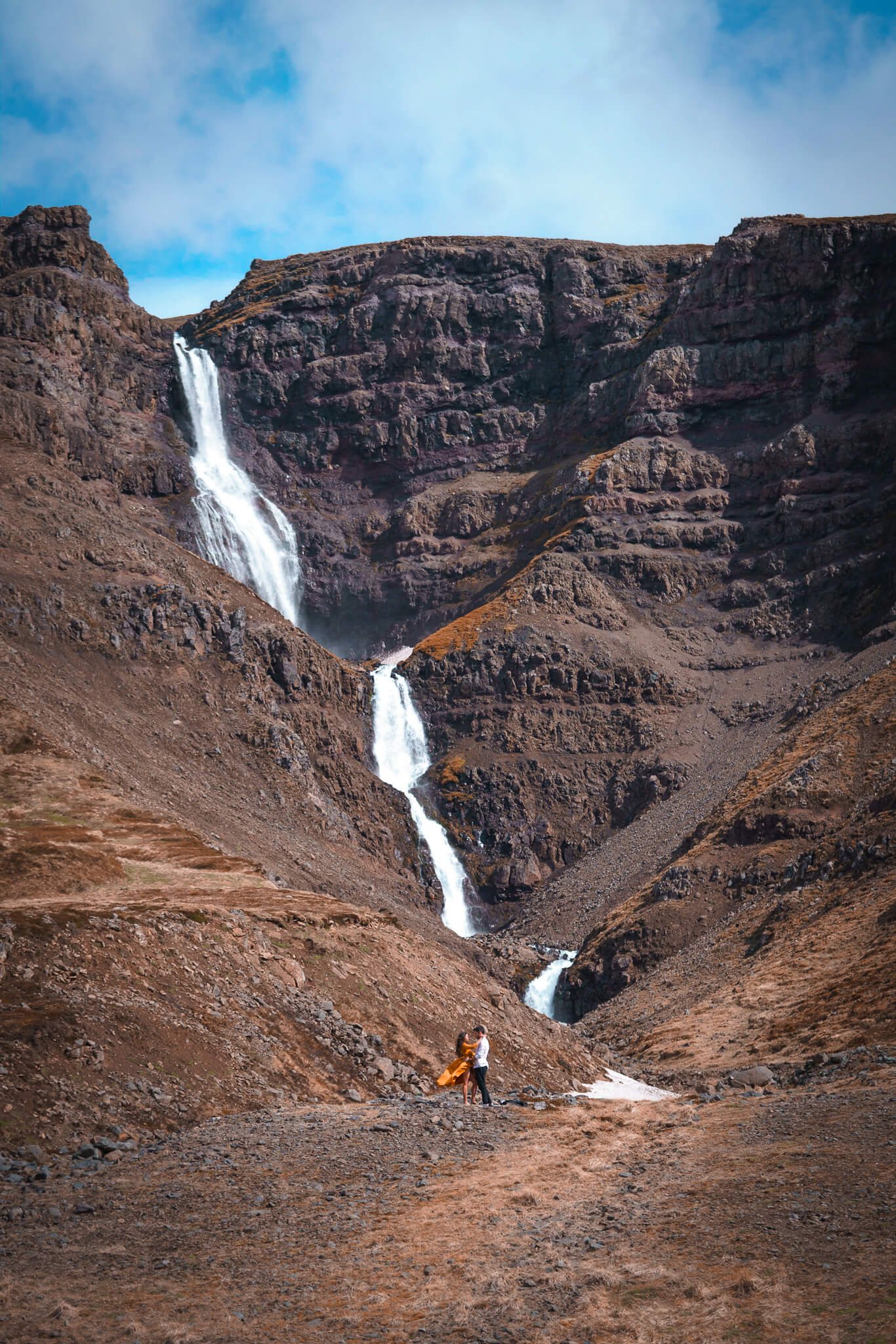 Drifandagil waterfall in Iceland