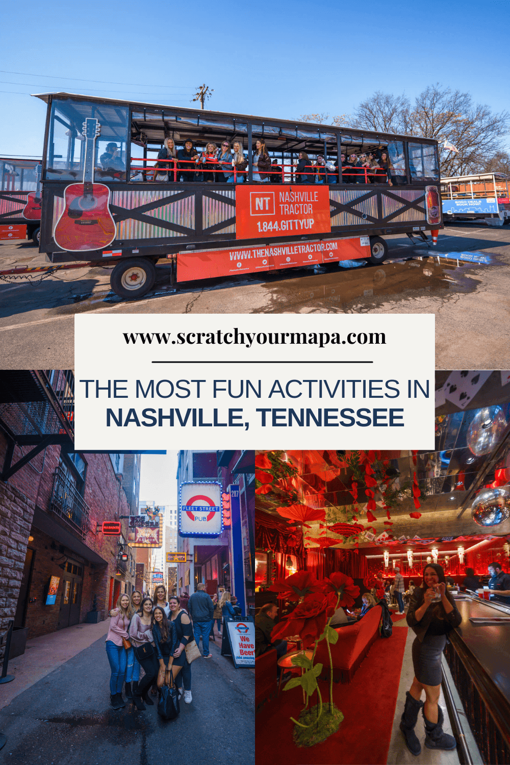 fun activities in Nashville pin