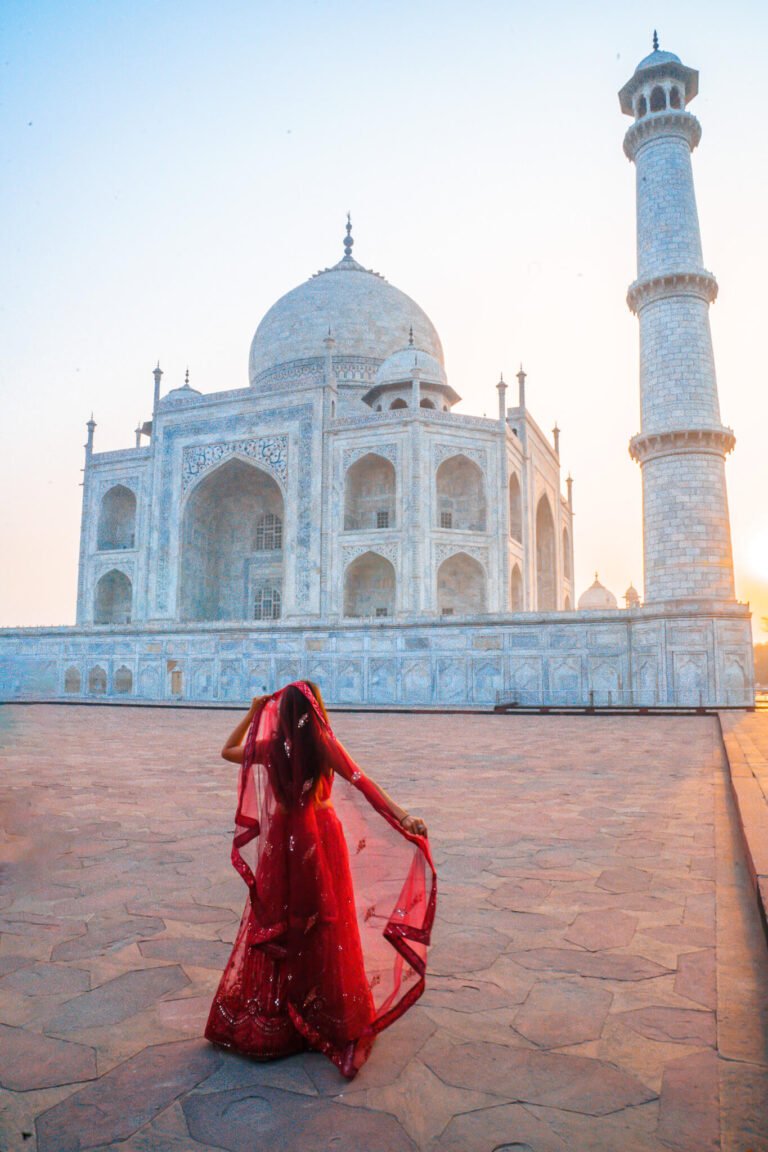 Visiting the Taj Mahal in India