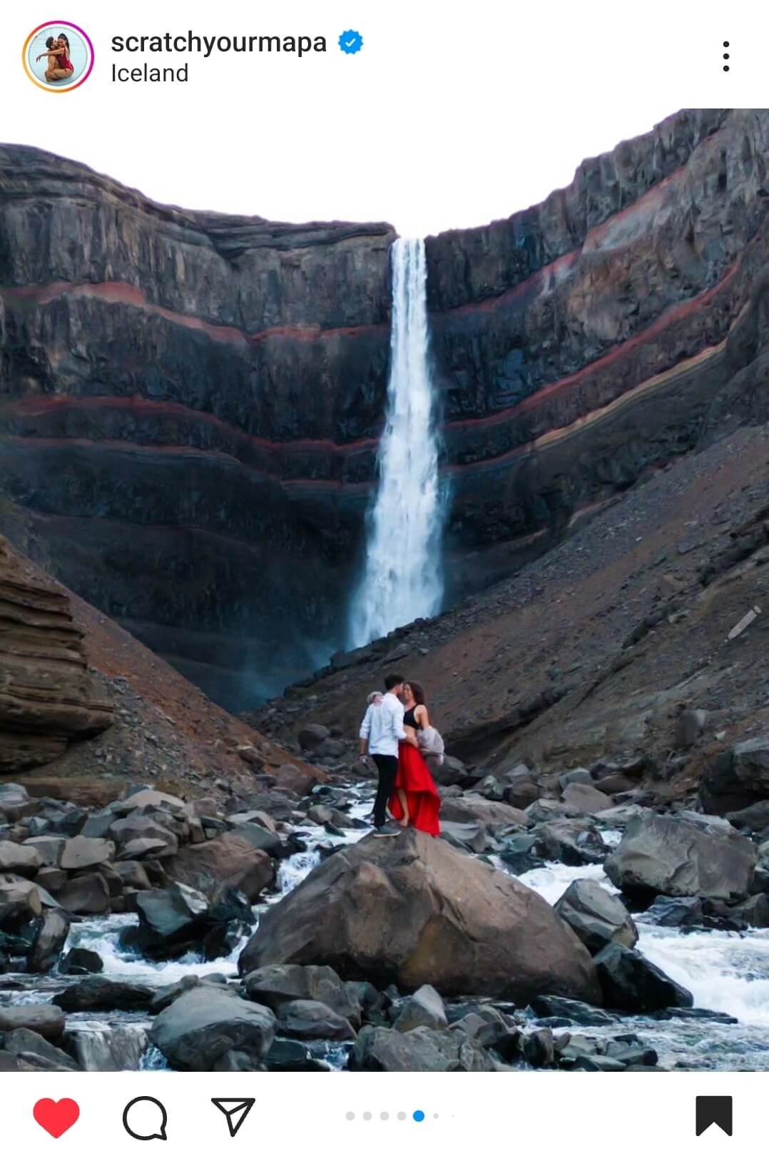 hengifoss waterfall, best Instagram spots in Iceland