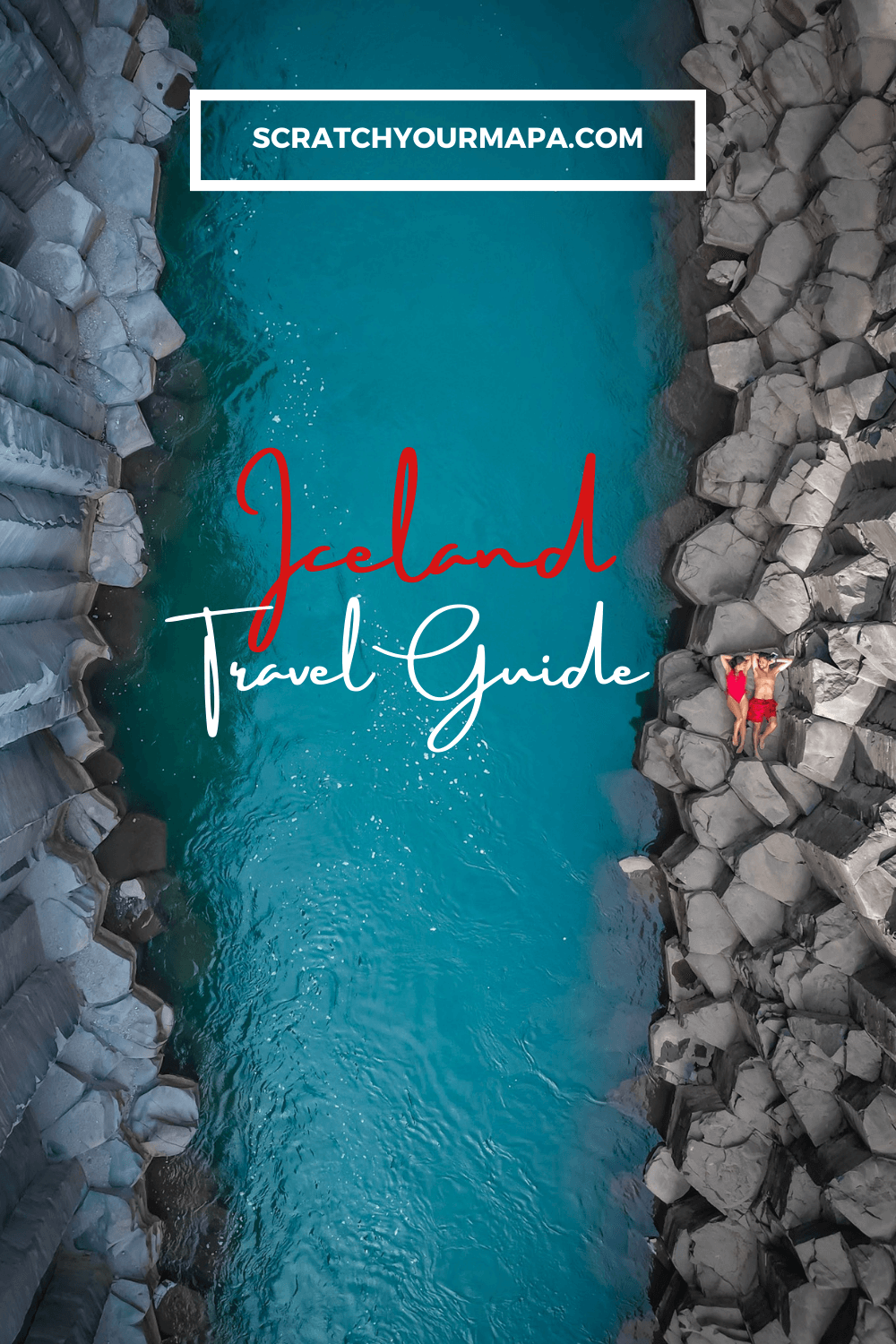 Iceland travel guide pin
