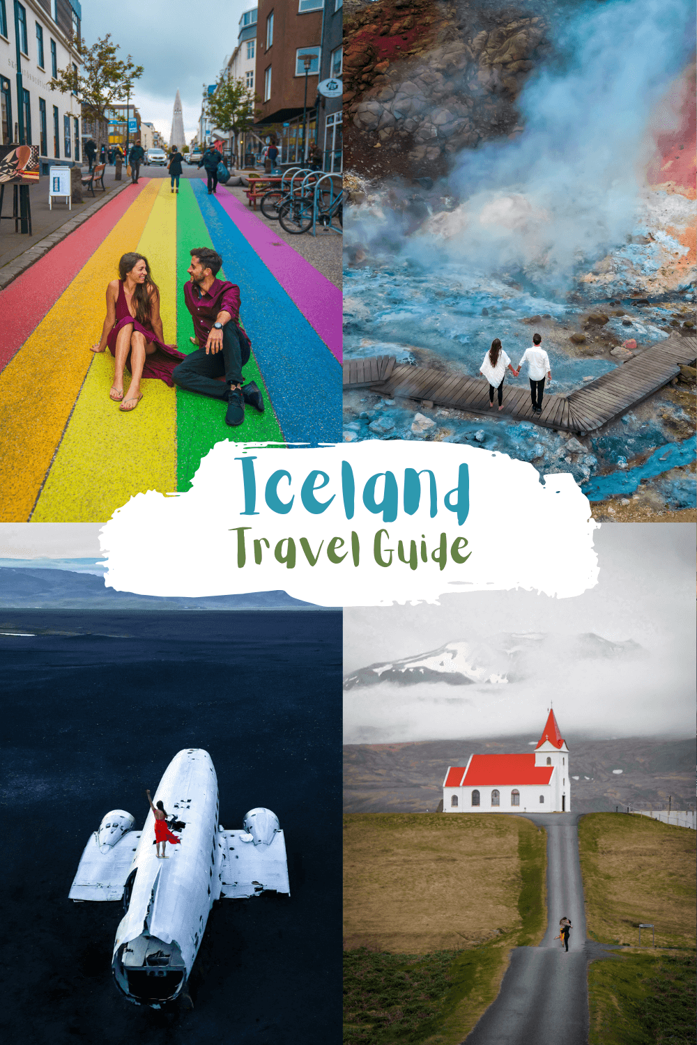Iceland travel guide pin