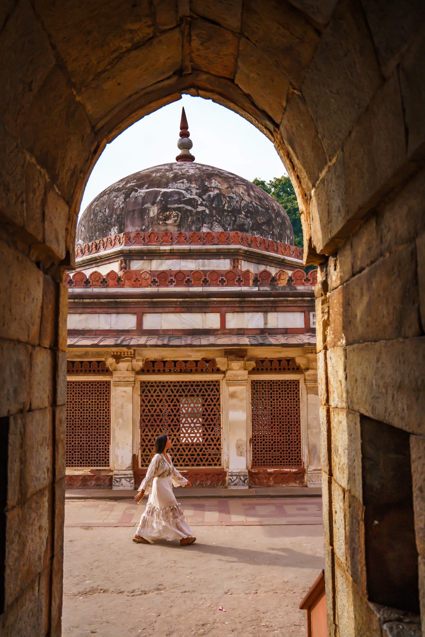 The best way to travel to India is by flying into New Delhi