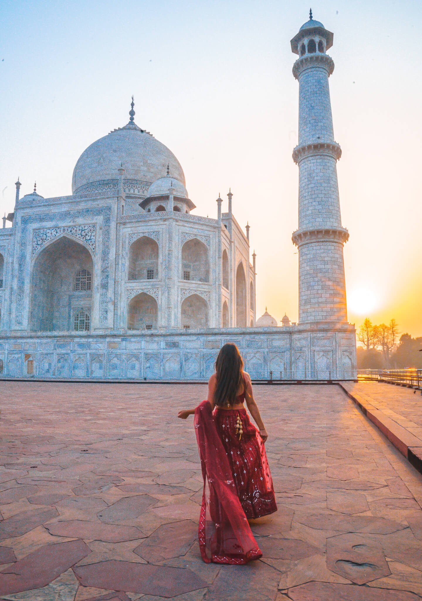 Taj Mahal, city of Agra, India