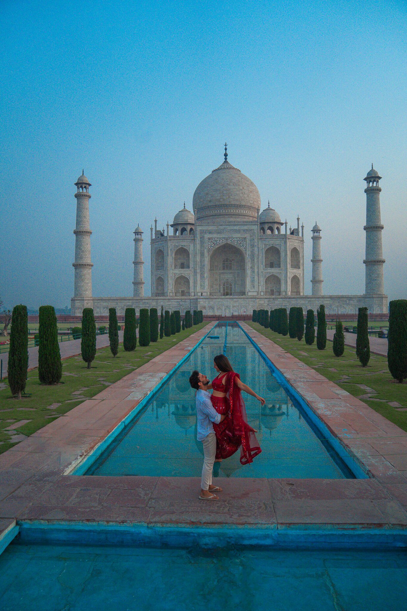 Taj Mahal, city of Agra