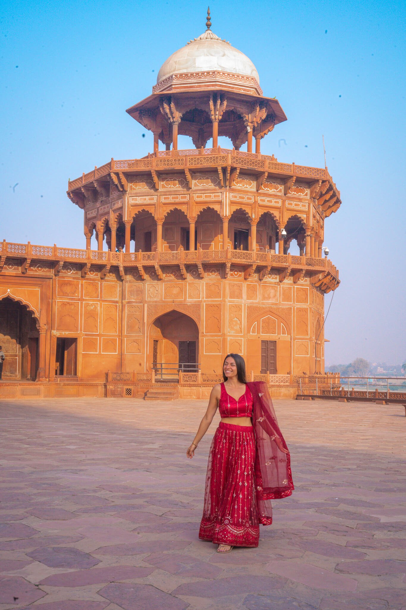 Tower at the Taj Mahal