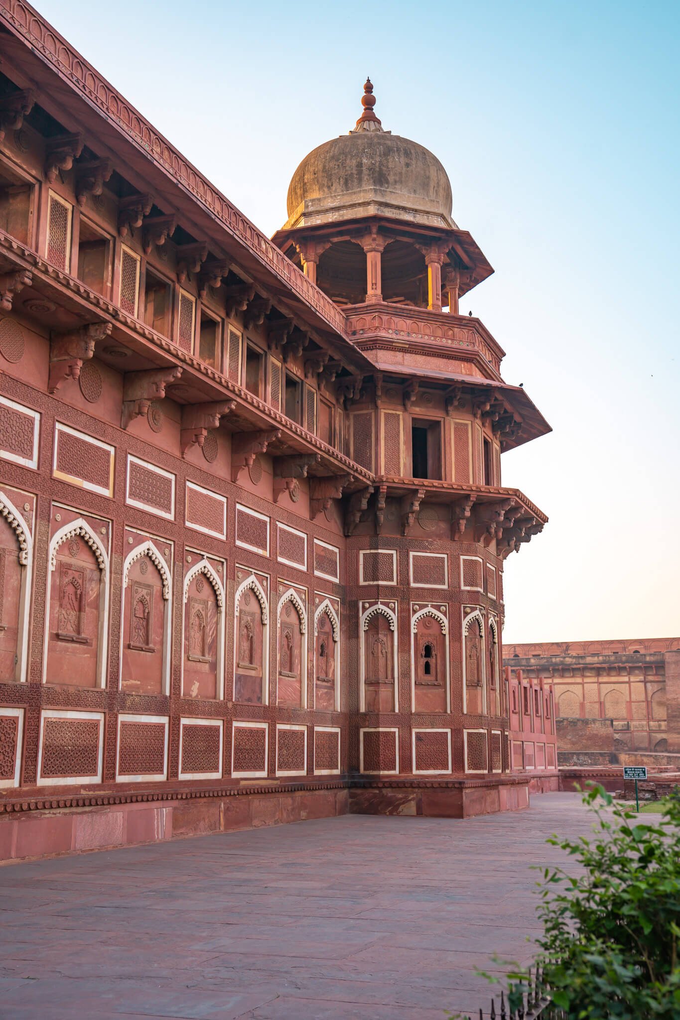Agra fort, city of Agra, India
