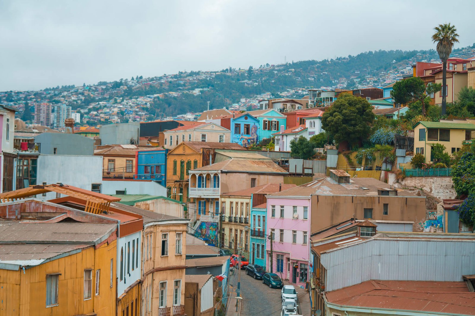 views from the gallery in Valparaiso