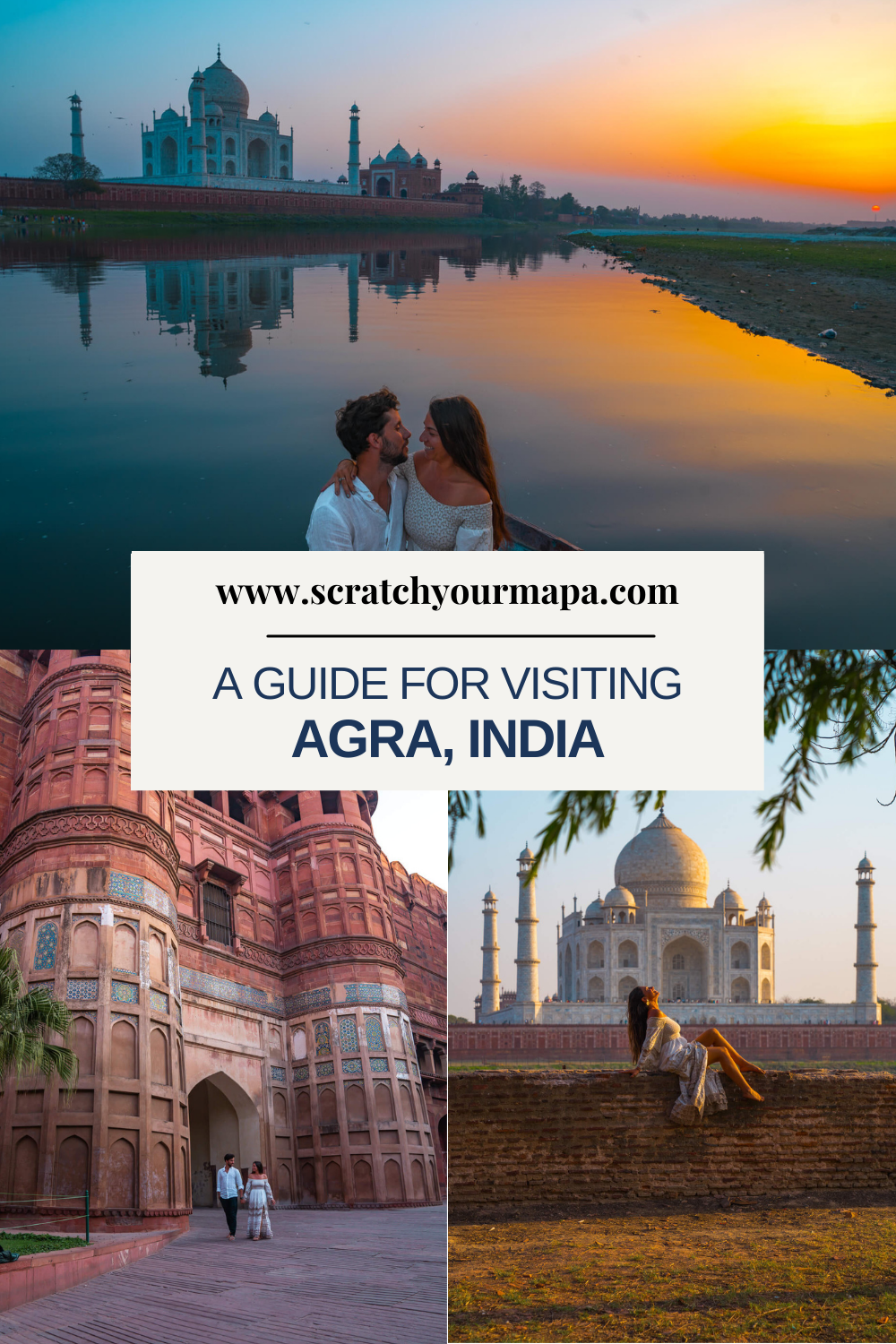 city of Agra, India pin