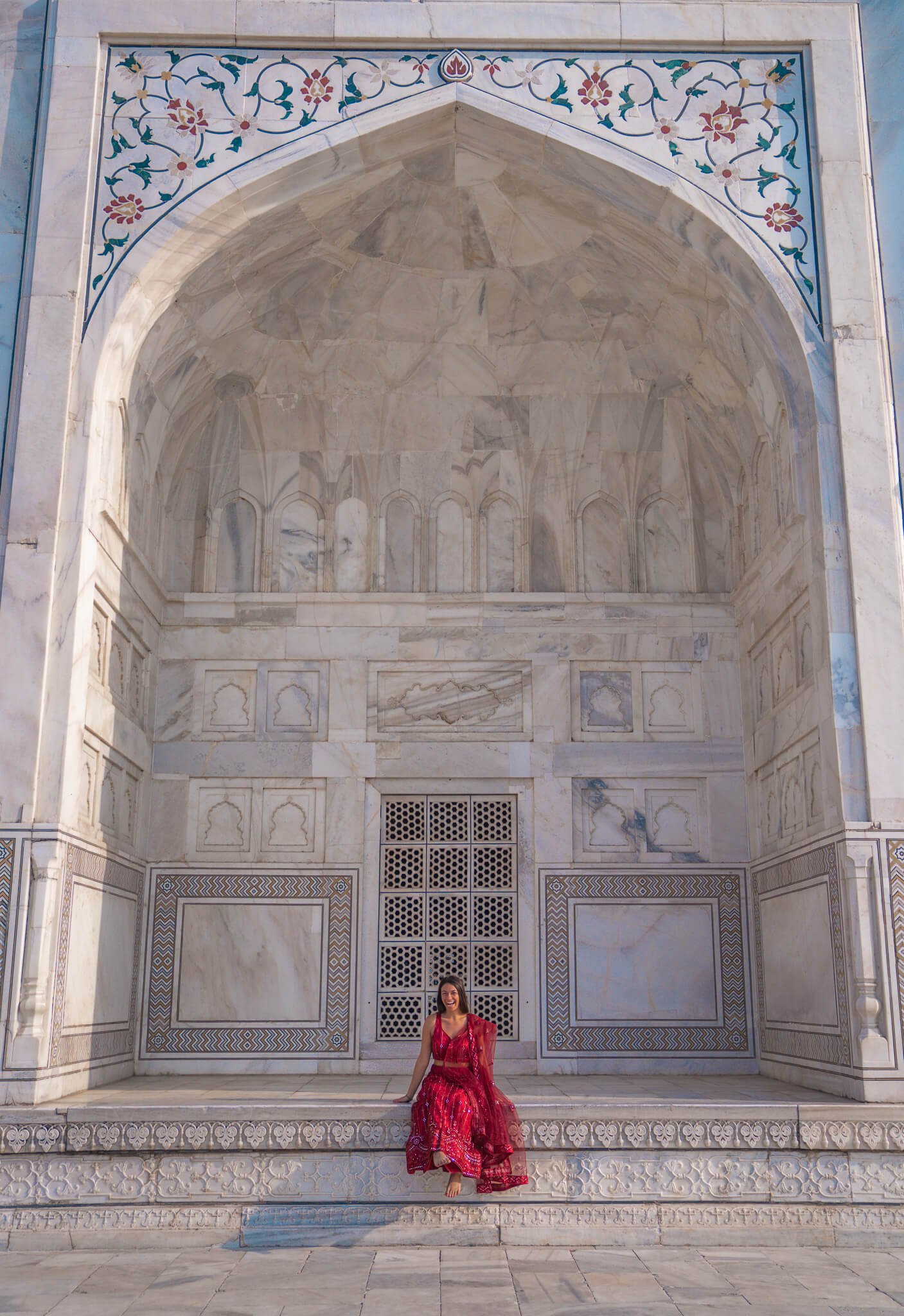 Visiting the Taj Mahal in India