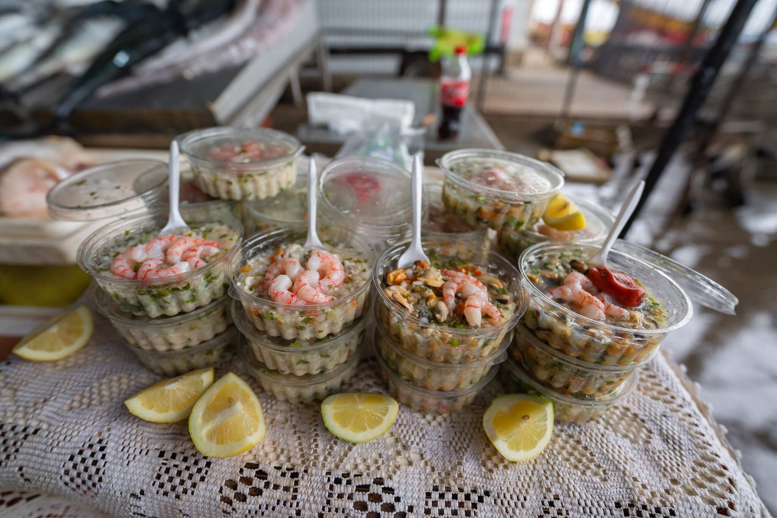 seafood in Valparaiso