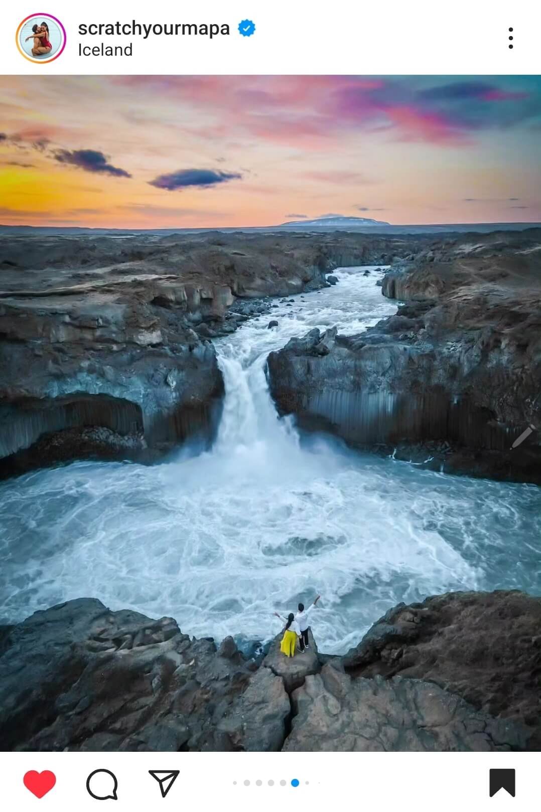 Aldeyarfoss, Instagram spots in Iceland
