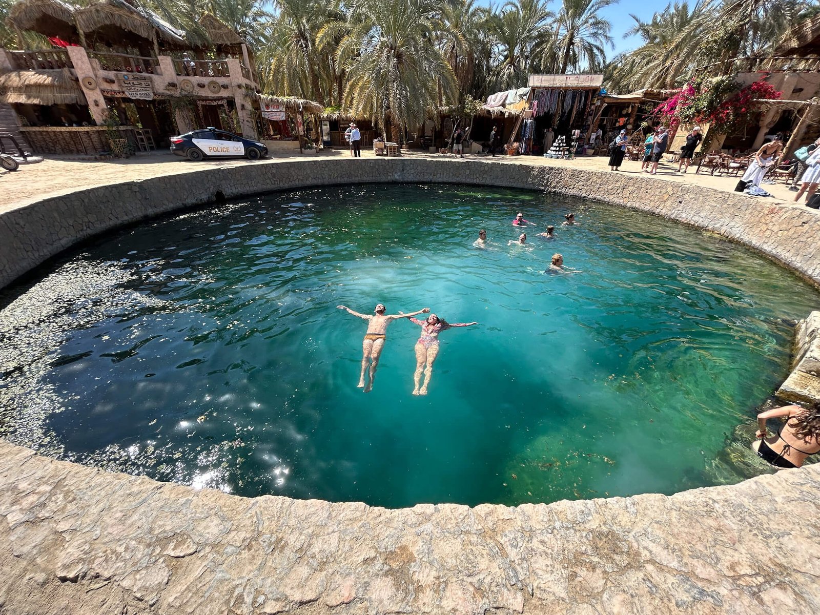 Cleopatra Spring, Siwa Oasis in Egypt