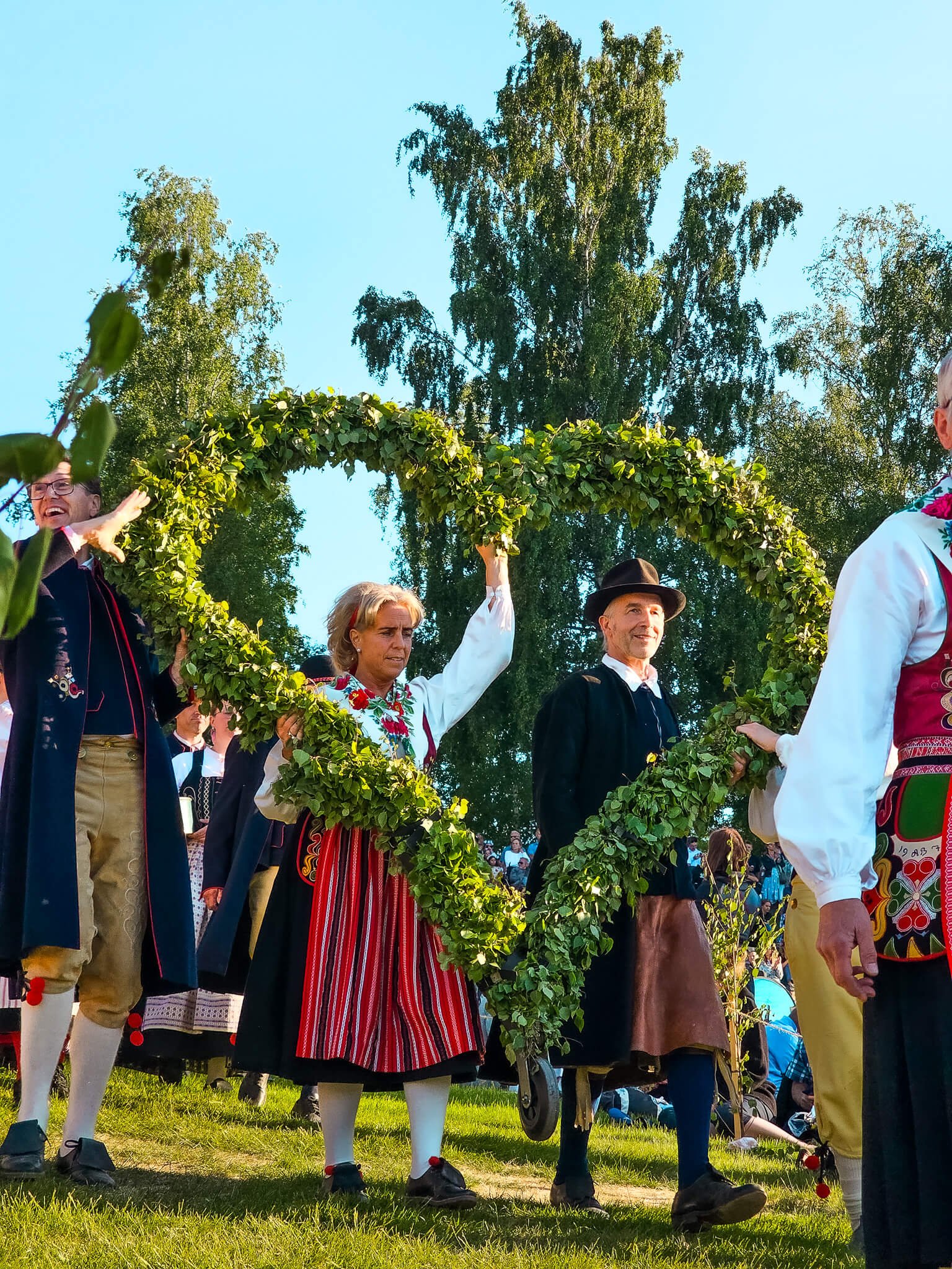 Midsummer celebrated in Sweden