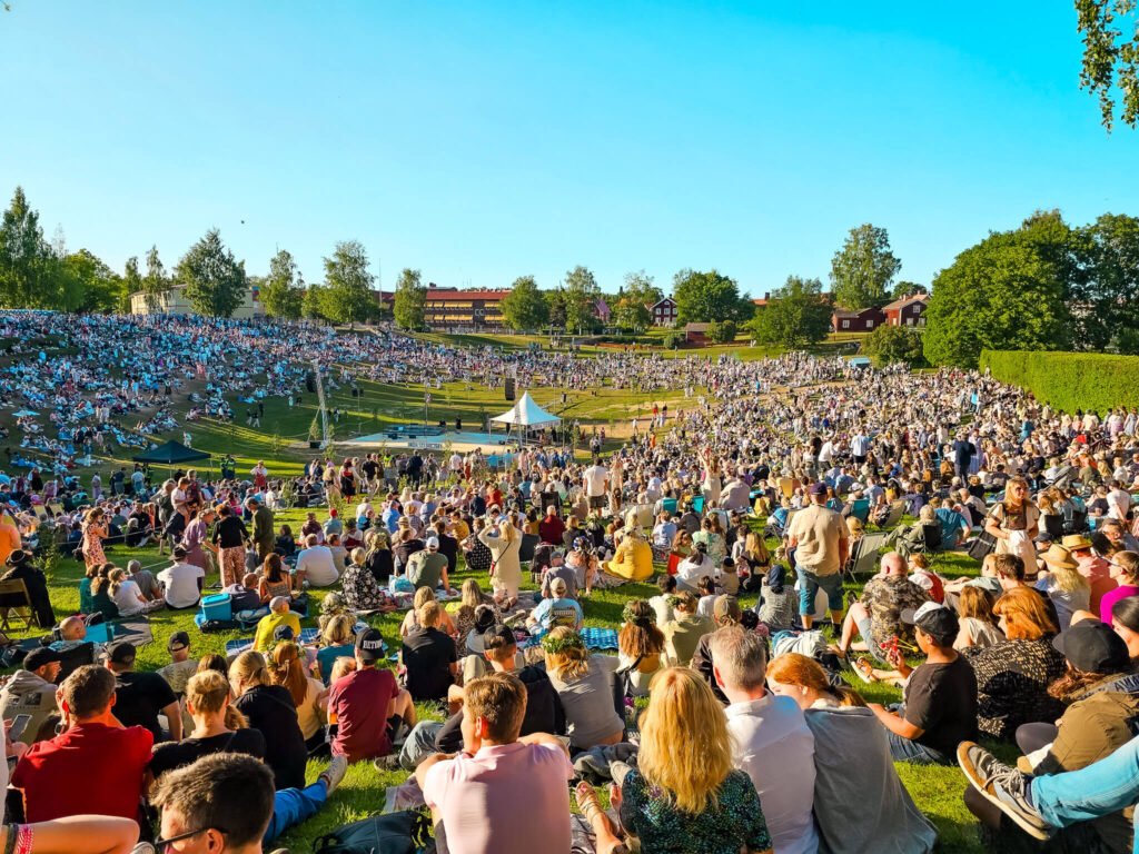 Midsummer celebrated in Sweden