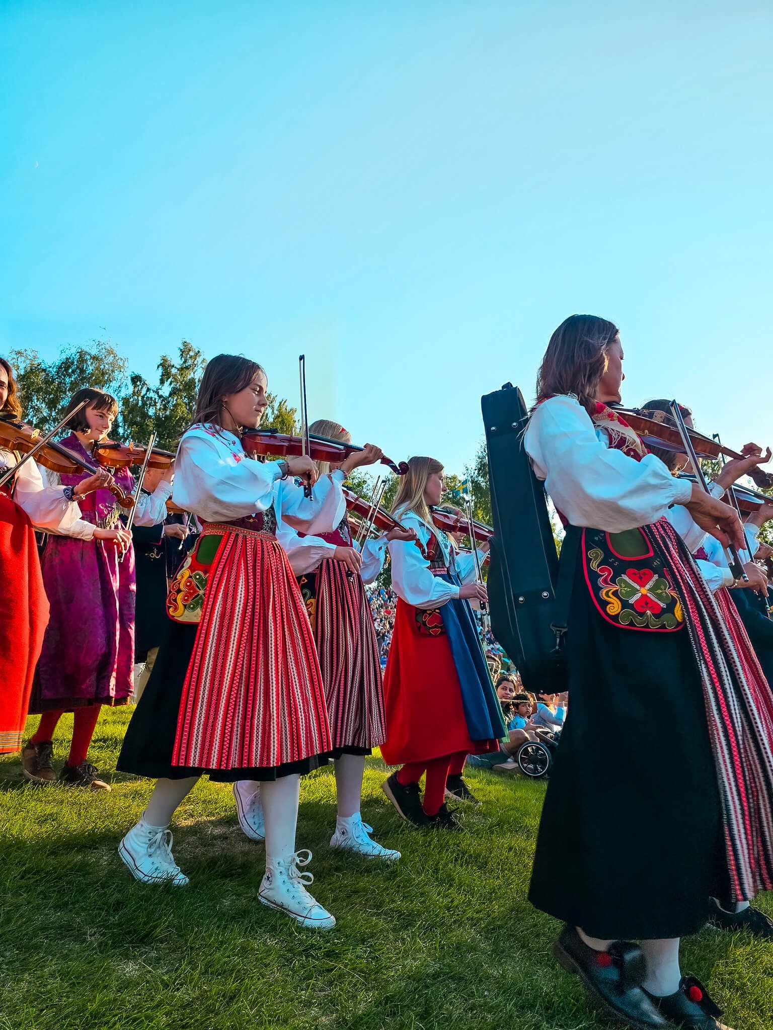 Midsummer celebrated in Sweden