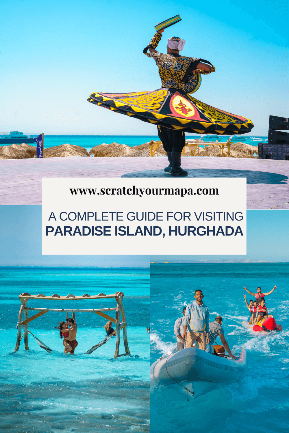 Paradise Island, guide for the best beaches in Hurghada