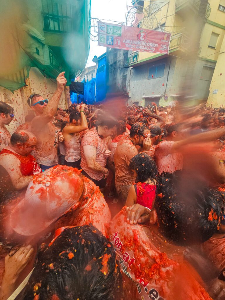 La Tomatina festival in Spain