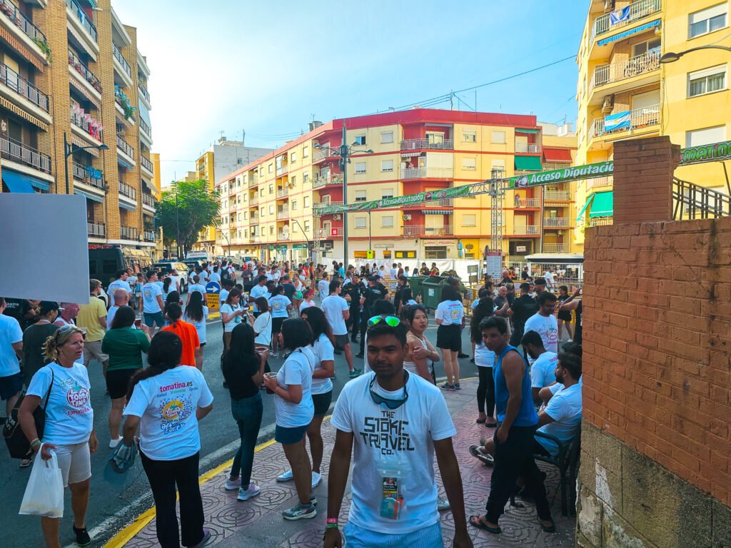 La Tomatina festival in Spain