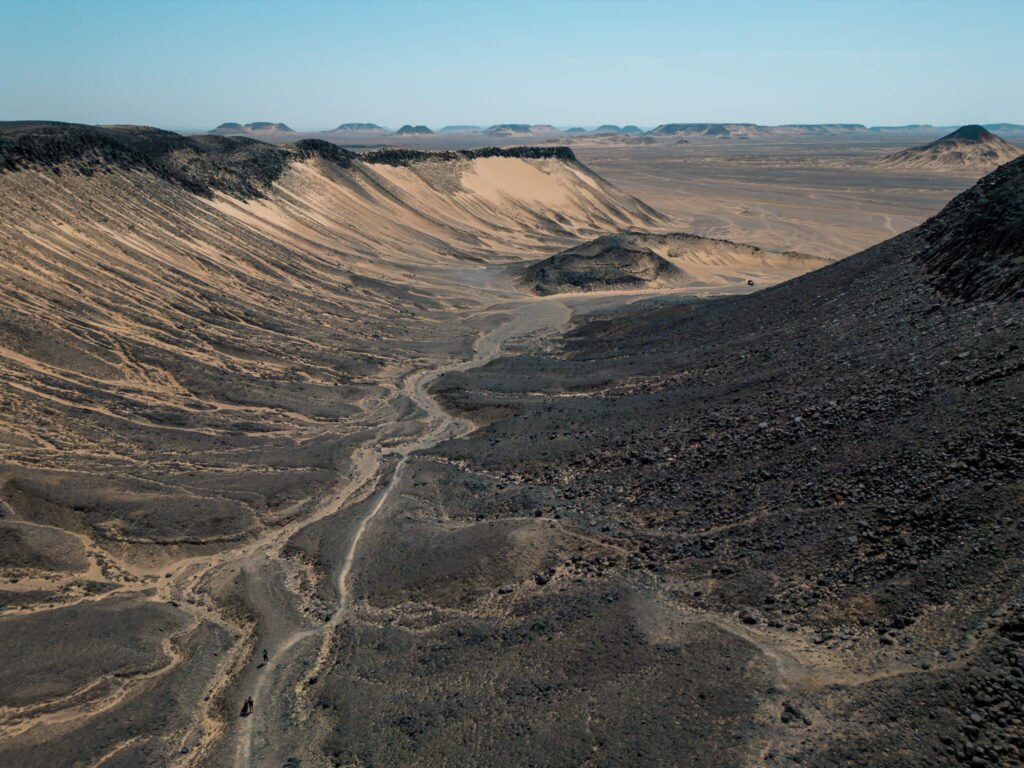 black desert in Egypt