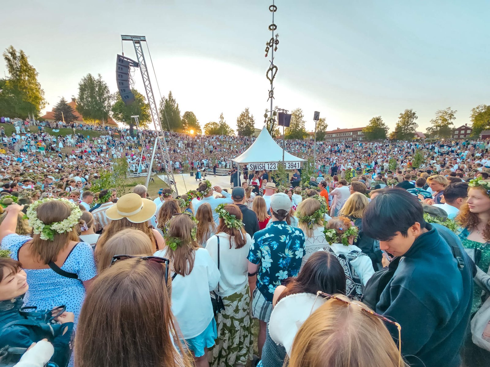 Midsummer celebrated in Sweden (Dalarna)