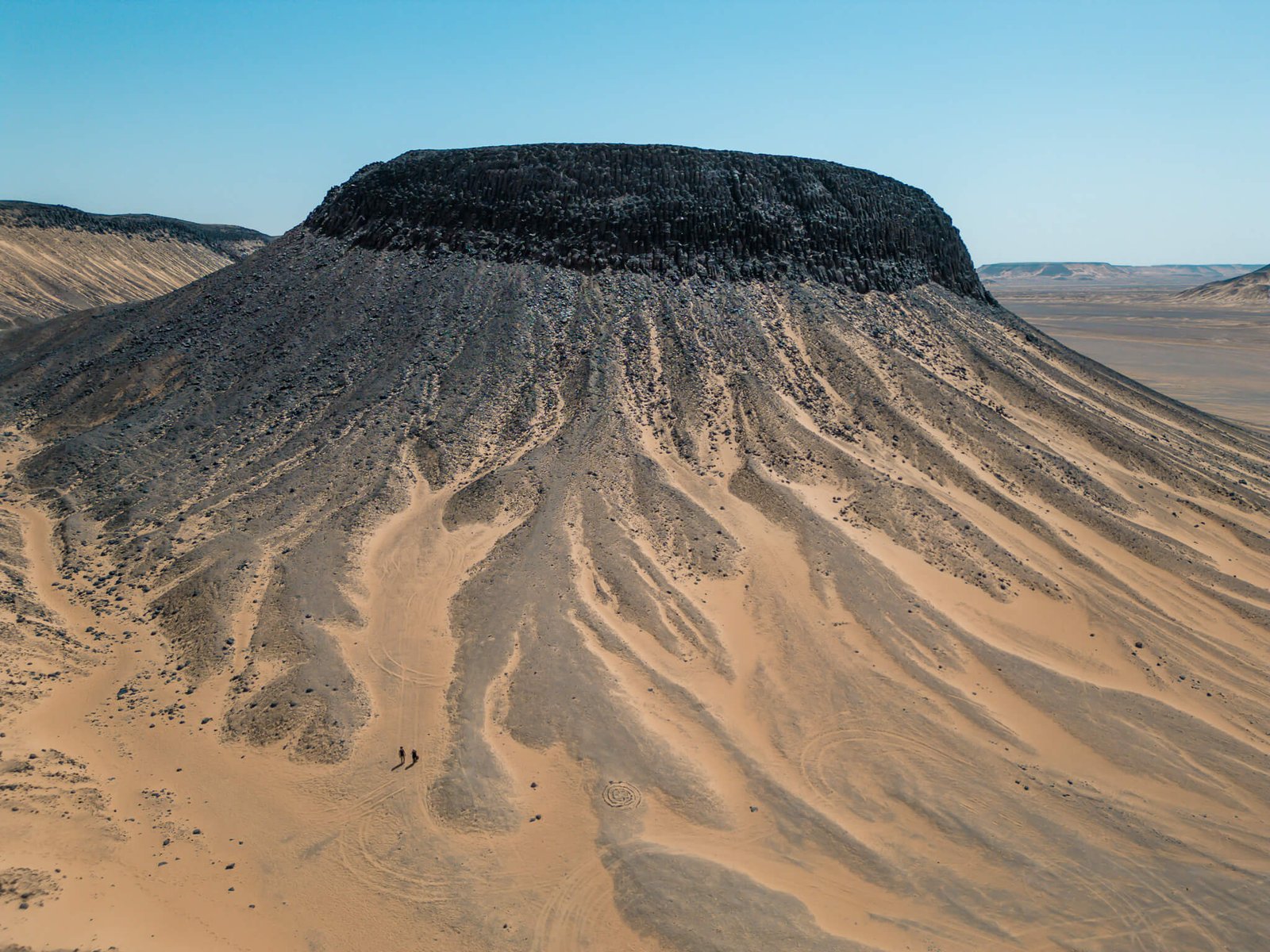 black desert in Egypt