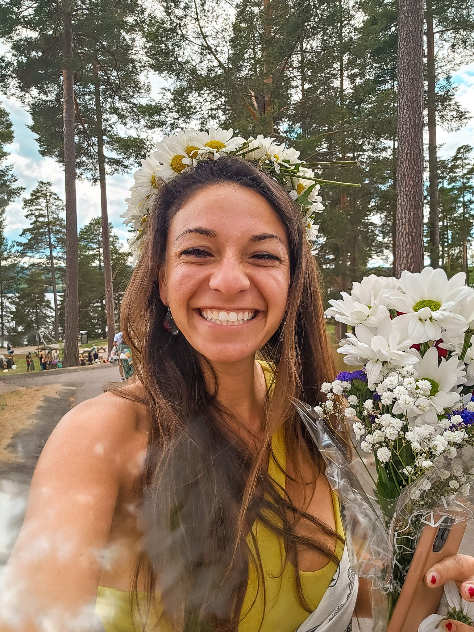 flower crown for Midsummer celebrated in Sweden