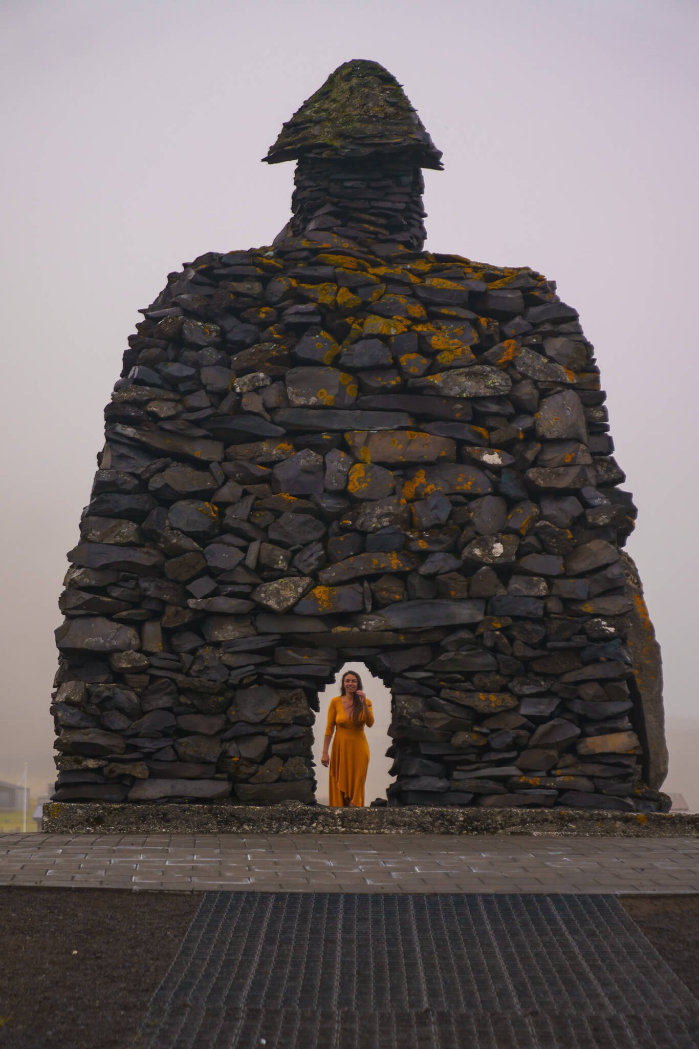 rock sculpture in Iceland