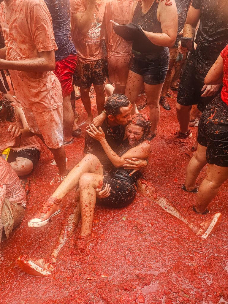 La Tomatina Spanish tomato throwing festival