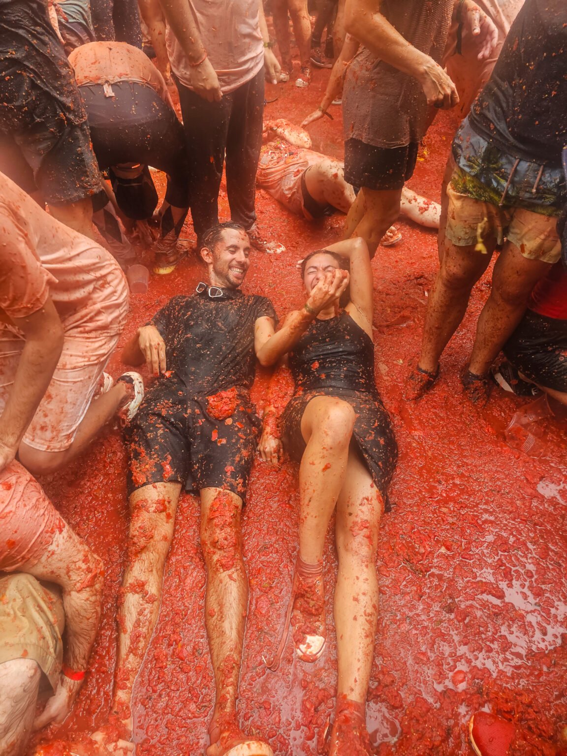 Tomatina festival in Spain