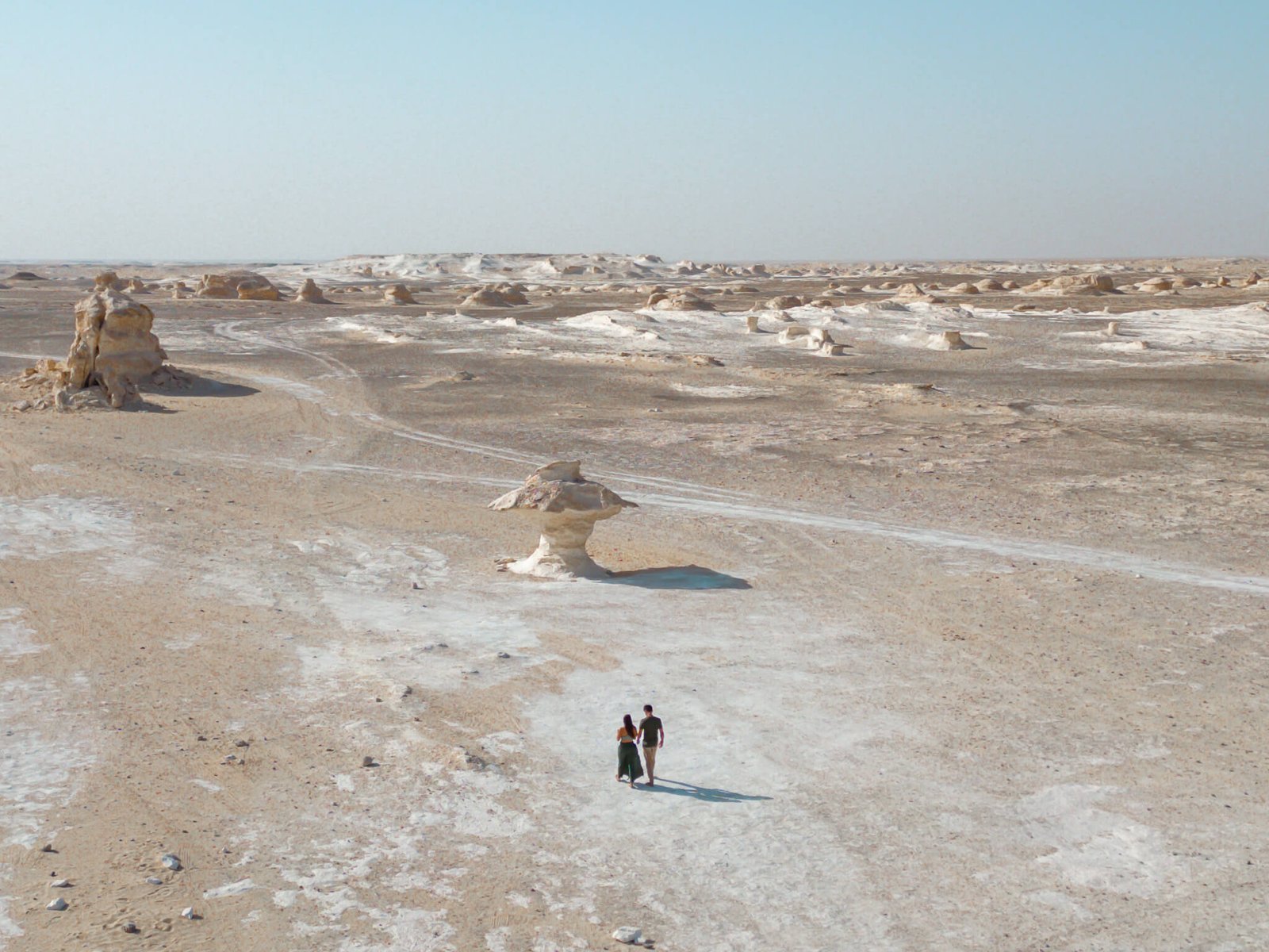 White Desert in Egypt