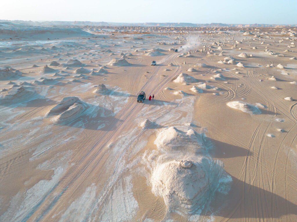 white desert in Egypt
