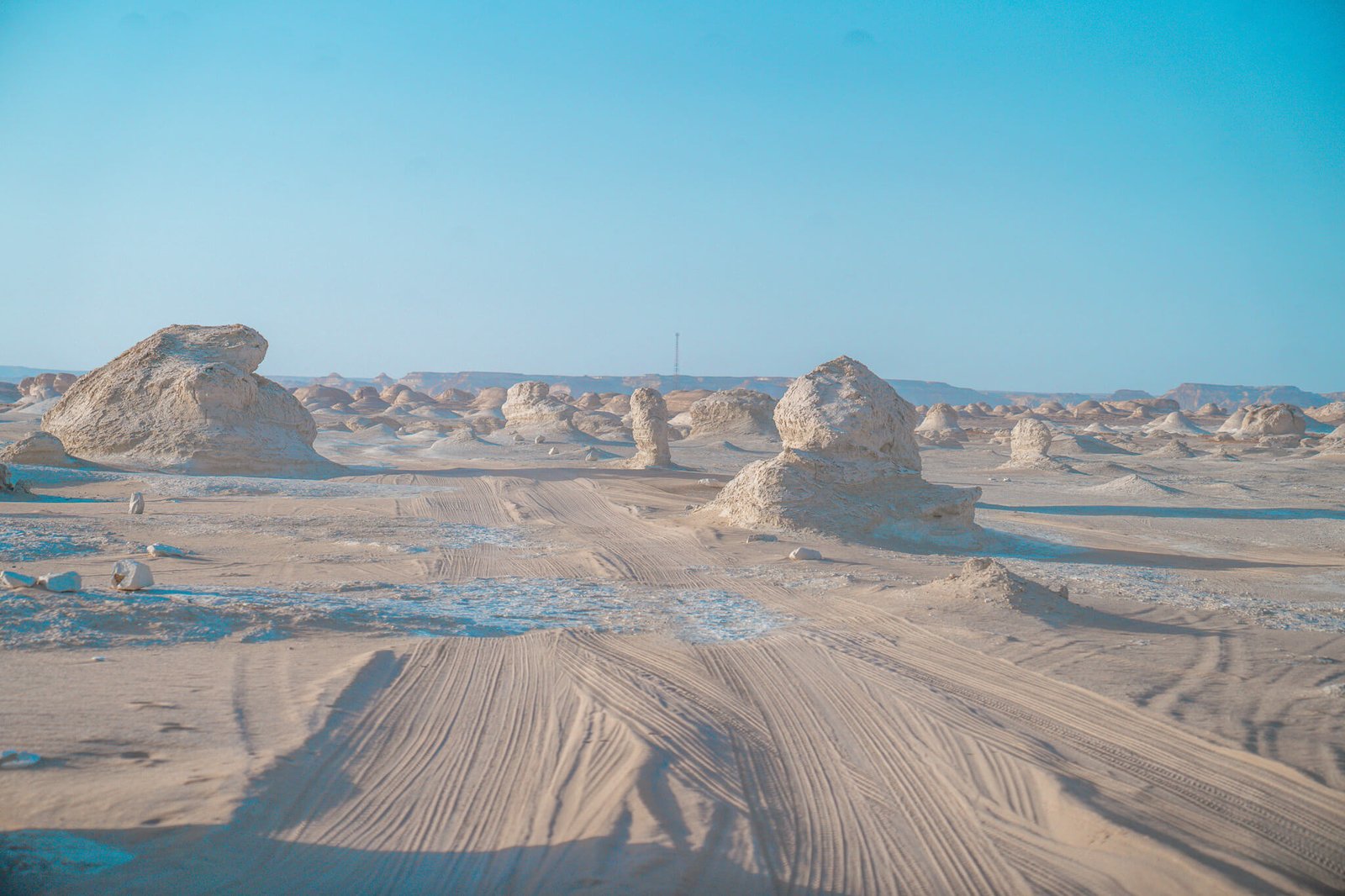 white desert in Egypt