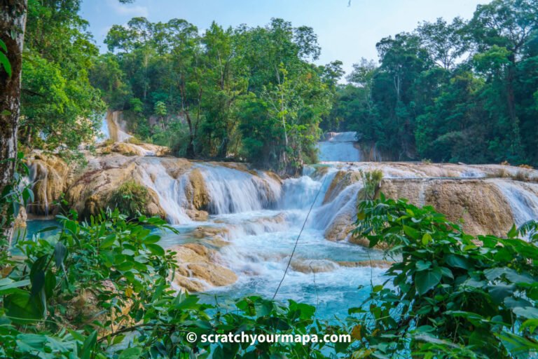 agua azul, the most beautiful waterfalls in Mexico