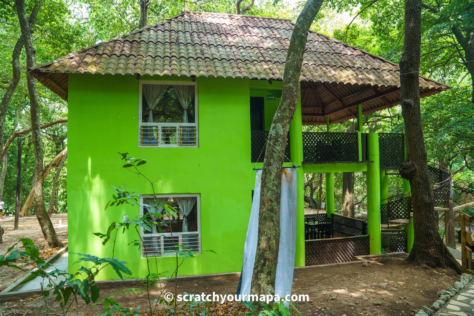 accommodation at El Chiflon waterfalls in Chiapas