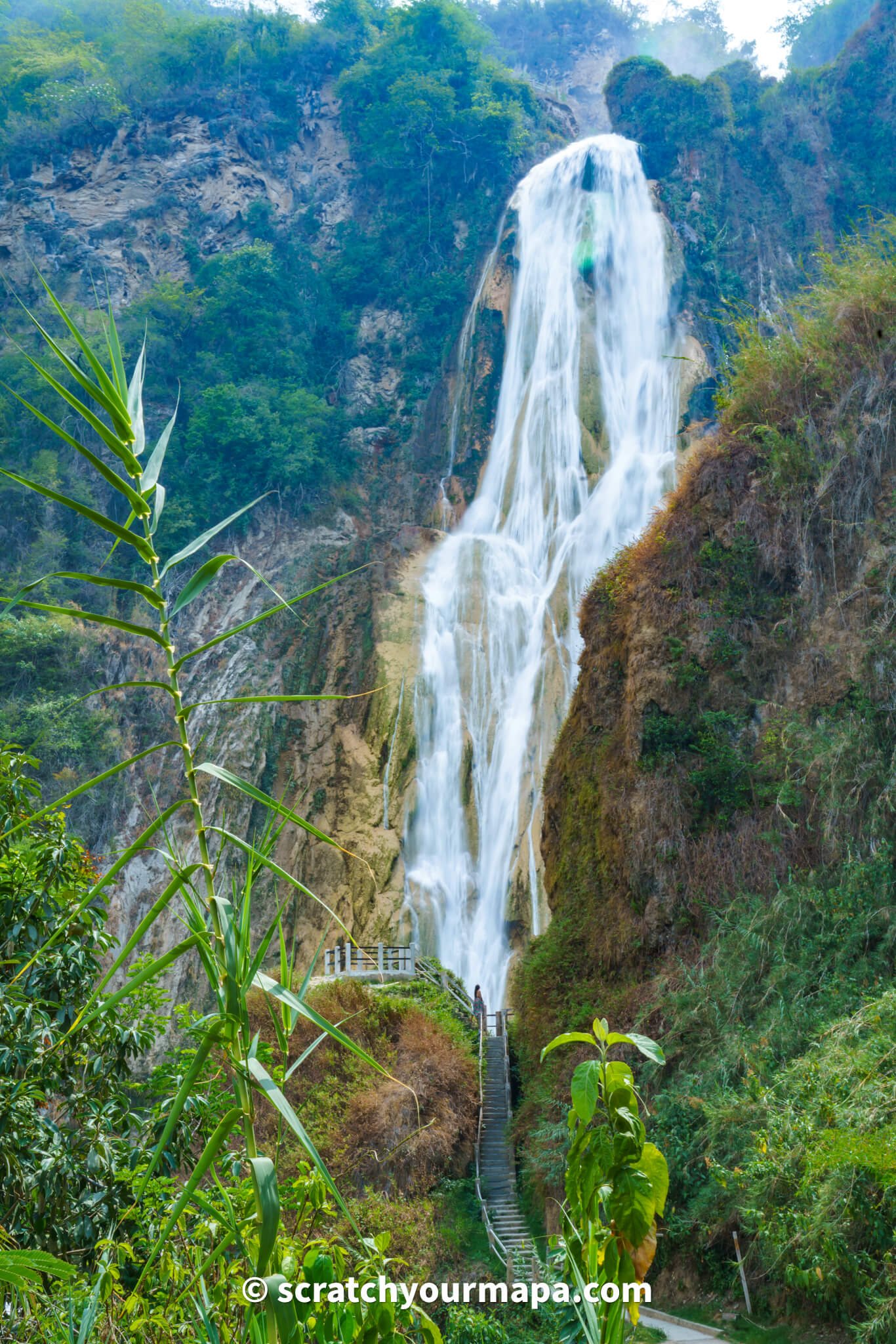 El Chiflon, the most beautiful waterfalls in Mexicoa